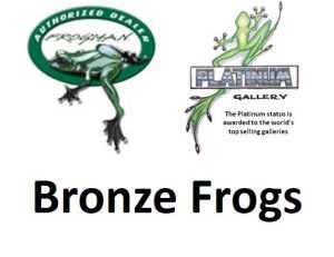 Bronze Frogs Authorised Dealer and Platinum Gallery