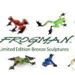 Bronze sculptures by the Frogman