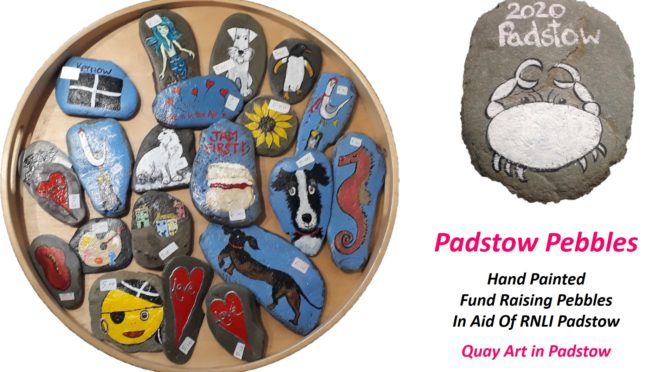 Padstow Pebbles for RNLI