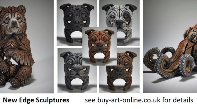 Edge Sculptures - Octopus - Bear Cub - Bull Terrier - New Releases