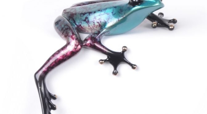 Hang-On-bronze-frog