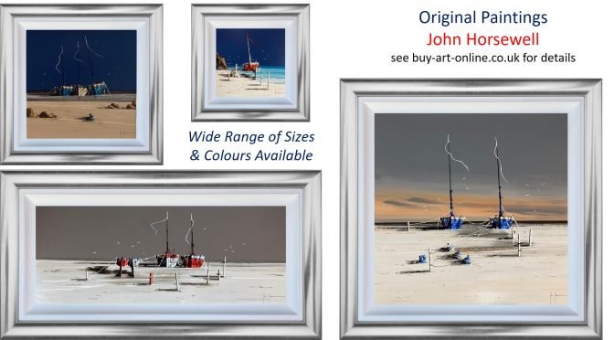 A wide range of Original Paintings of Boat Scenes