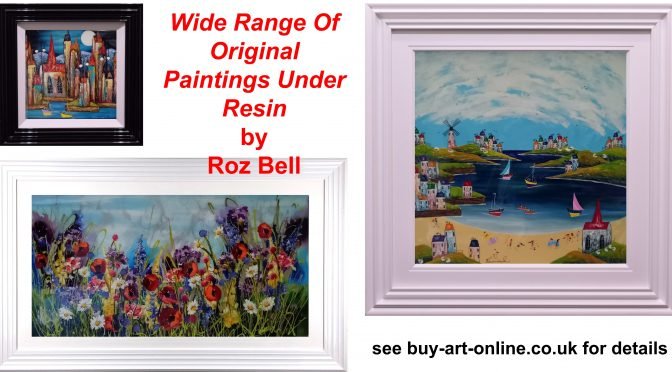 Wide range of original paintings by Roz Bell are now available