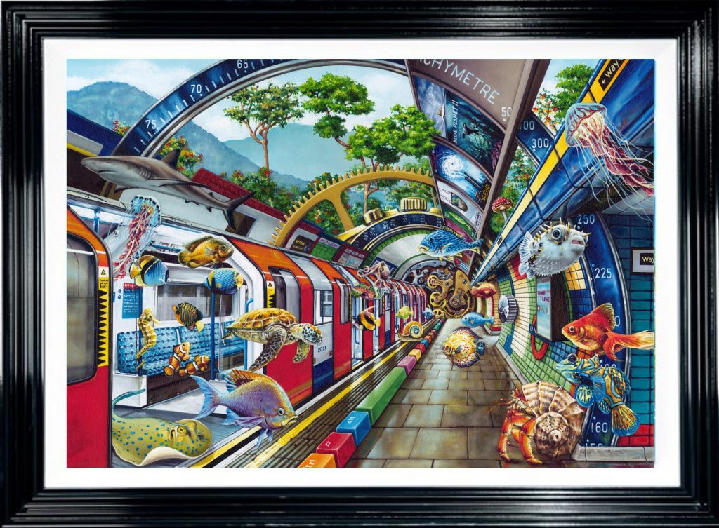 Alberto-Martinez-Framed-Limited-Edition-Time-Line