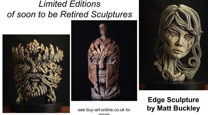 Final Limited Editions of soon to be Retired Edge Sculptures from Matt Buckley
