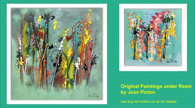 Stunningly vibrant original paintings from Jean Picton