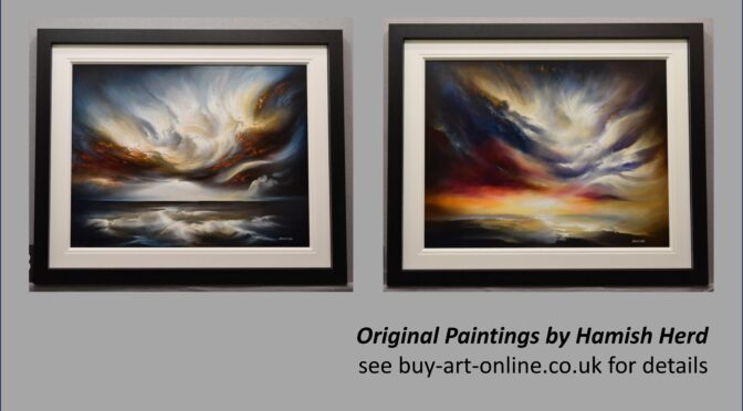 Atmospheric and Evocative Original Paintings of the Sea and Sky