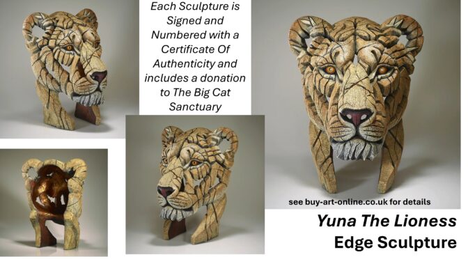 New Edge Lioness Sculpture